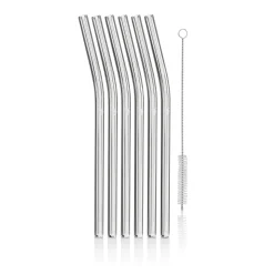 Barzubehör|WMF Baric Trinkhalme aus Glas, 22 cm, 6 Stück