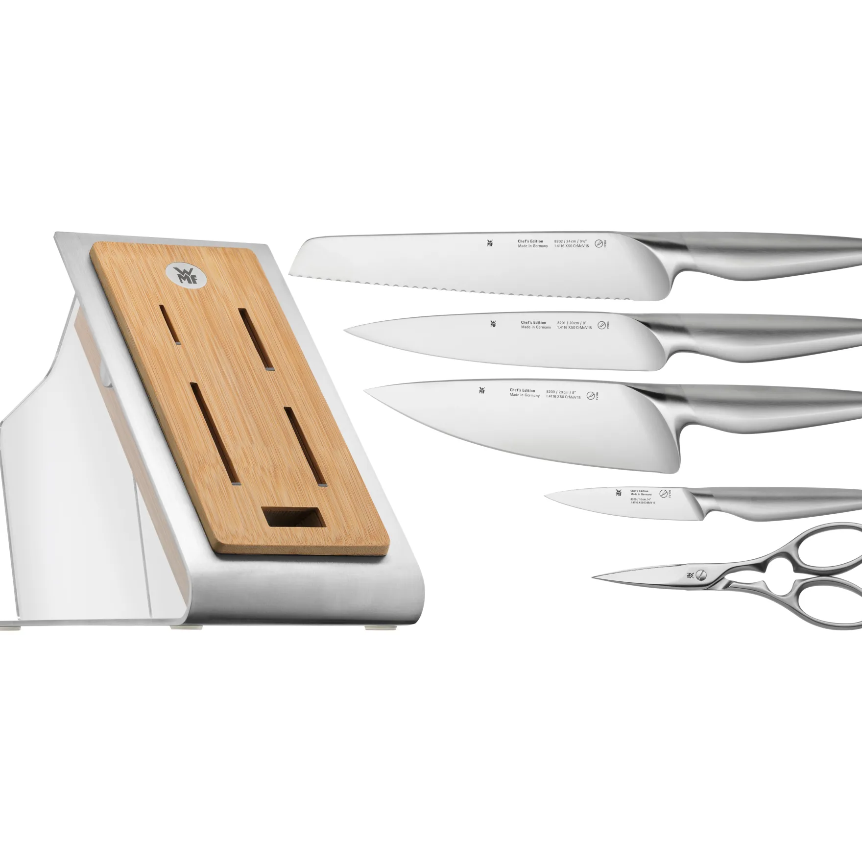 Messerblöcke|Messersets|WMF Chef`s Edition Messer-Vorteils-Set* mit Messerblock, 6-teilig