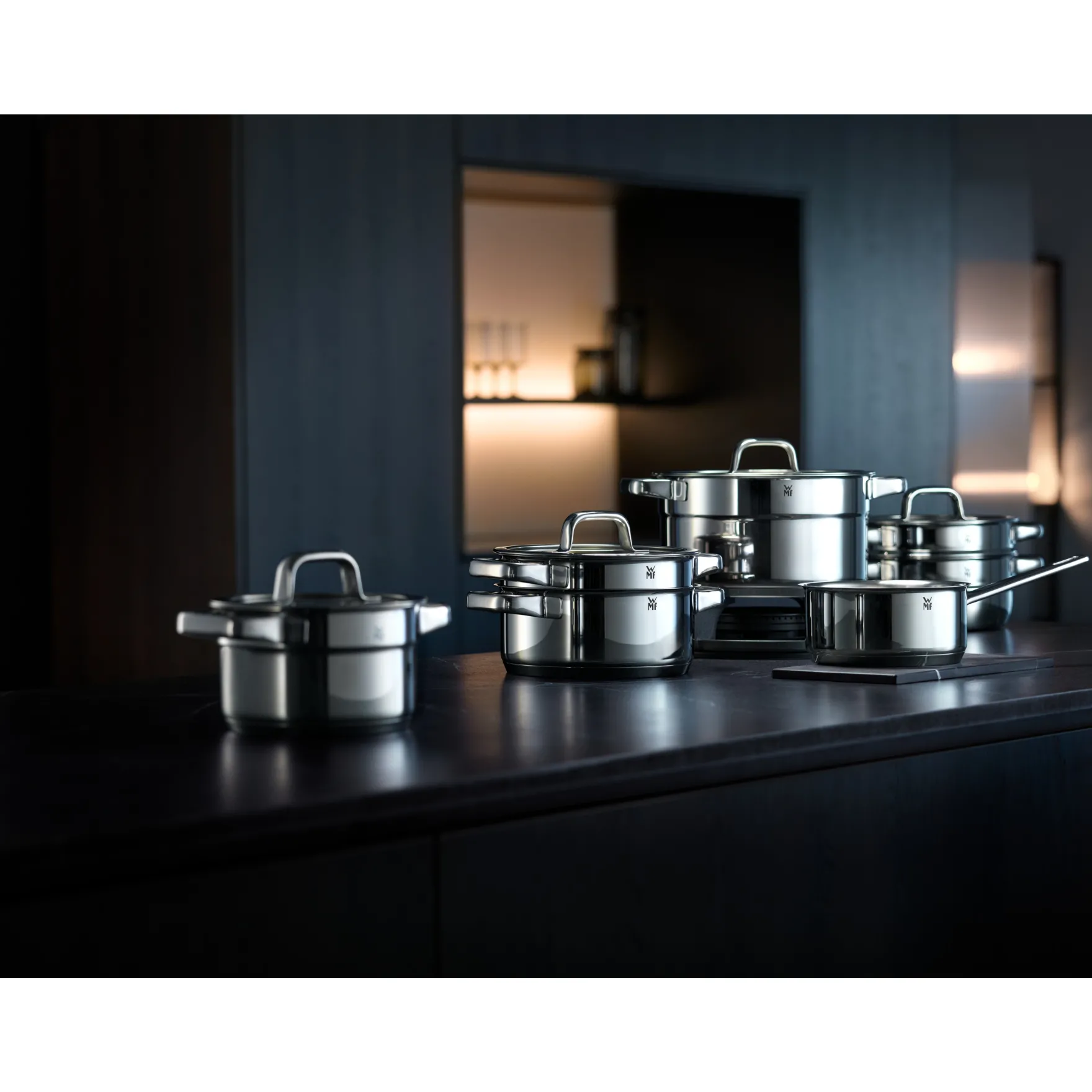 Topfsets|WMF Compact Cuisine Kochgeschirr-Set, 4-teilig