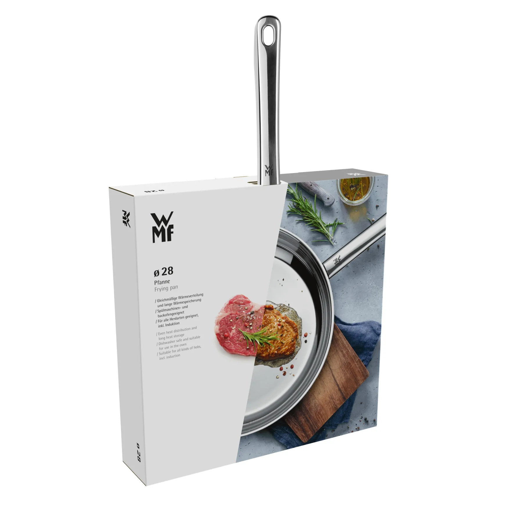 Induktionspfannen|Bratpfannen|WMF Compact Cuisine Stielpfanne, 28 cm