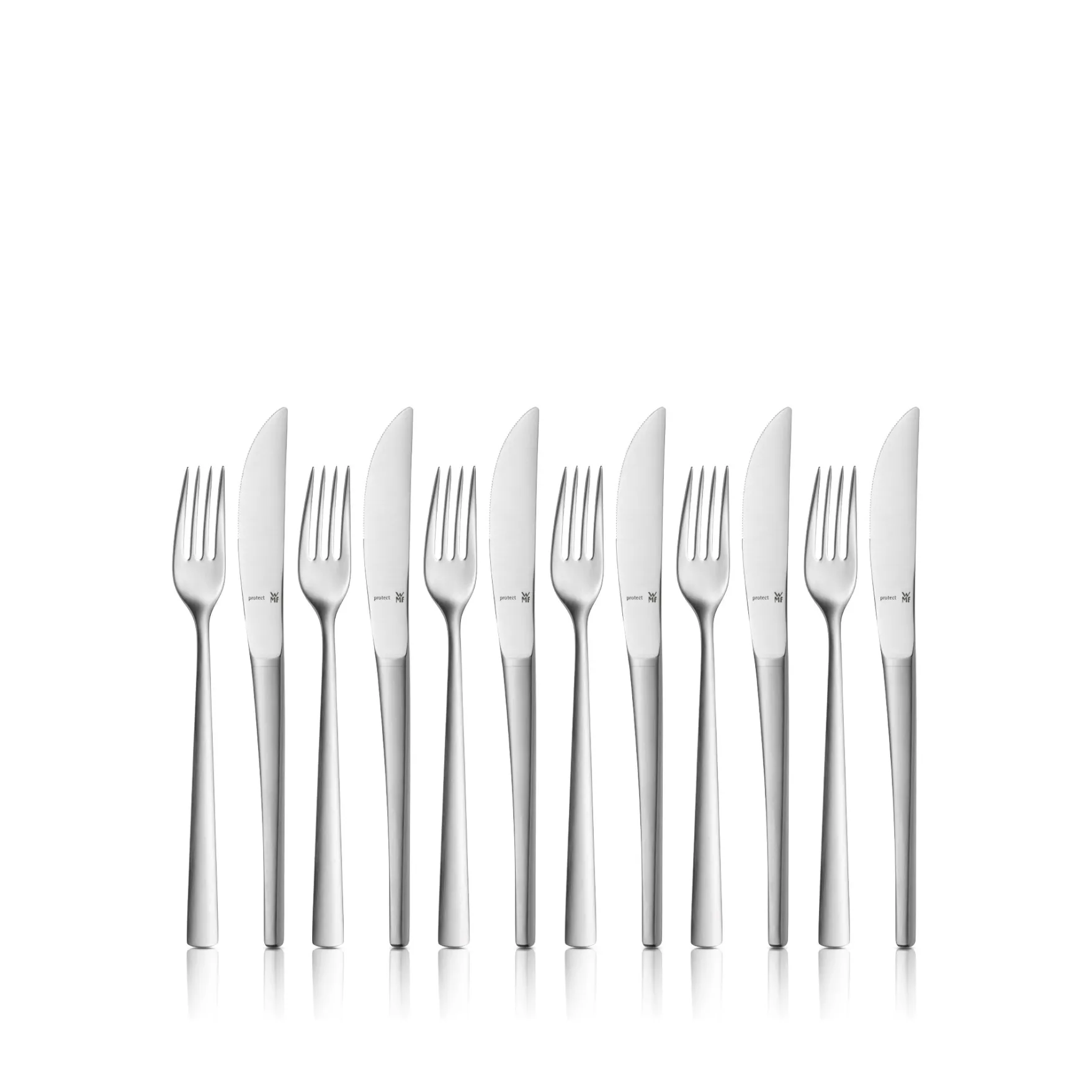 Besteck-Sets|WMF Corvo Dessertbesteck-Set, 12-teilig, Cromargan protect®