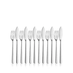 Besteck-Sets|WMF Corvo Fischbesteck-Set, 12-teilig, Cromargan protect®