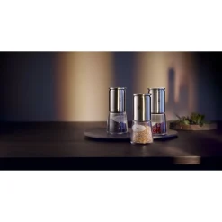 Salz- & Pfeffermühlen|Gewürzmühlen|WMF De Luxe Gewürzmühlen-Set, 3-teilig