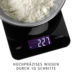 Backutensilien|Küchenwaagen|WMF Digitale Küchenwaage, Schwarz, 23 x 15 cm