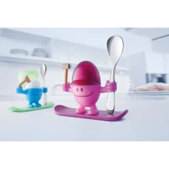Eierbecher|WMF Eierbecher McEgg mit Löffel, Pink