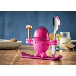 Eierbecher|WMF Eierbecher McEgg mit Löffel, Pink