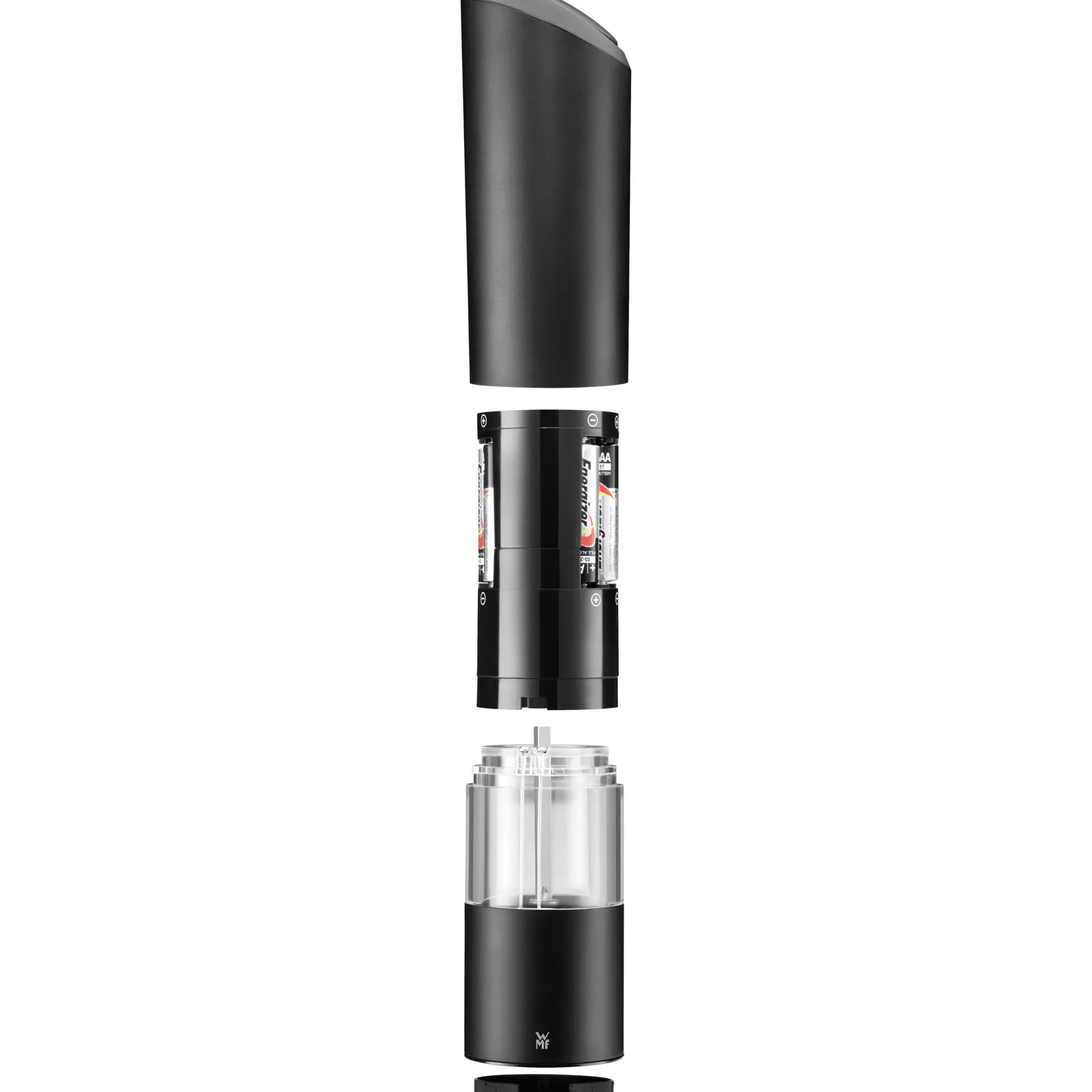 Salz- & Pfeffermühlen|Gewürzmühlen|WMF Elektrische Mühle, schwarz