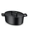Bräter & Schmortöpfe|WMF Flavour Bräter oval, 33 x 26 cm, Black
