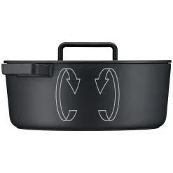 Bräter & Schmortöpfe|WMF Flavour Bräter oval, 33 x 26 cm, Black