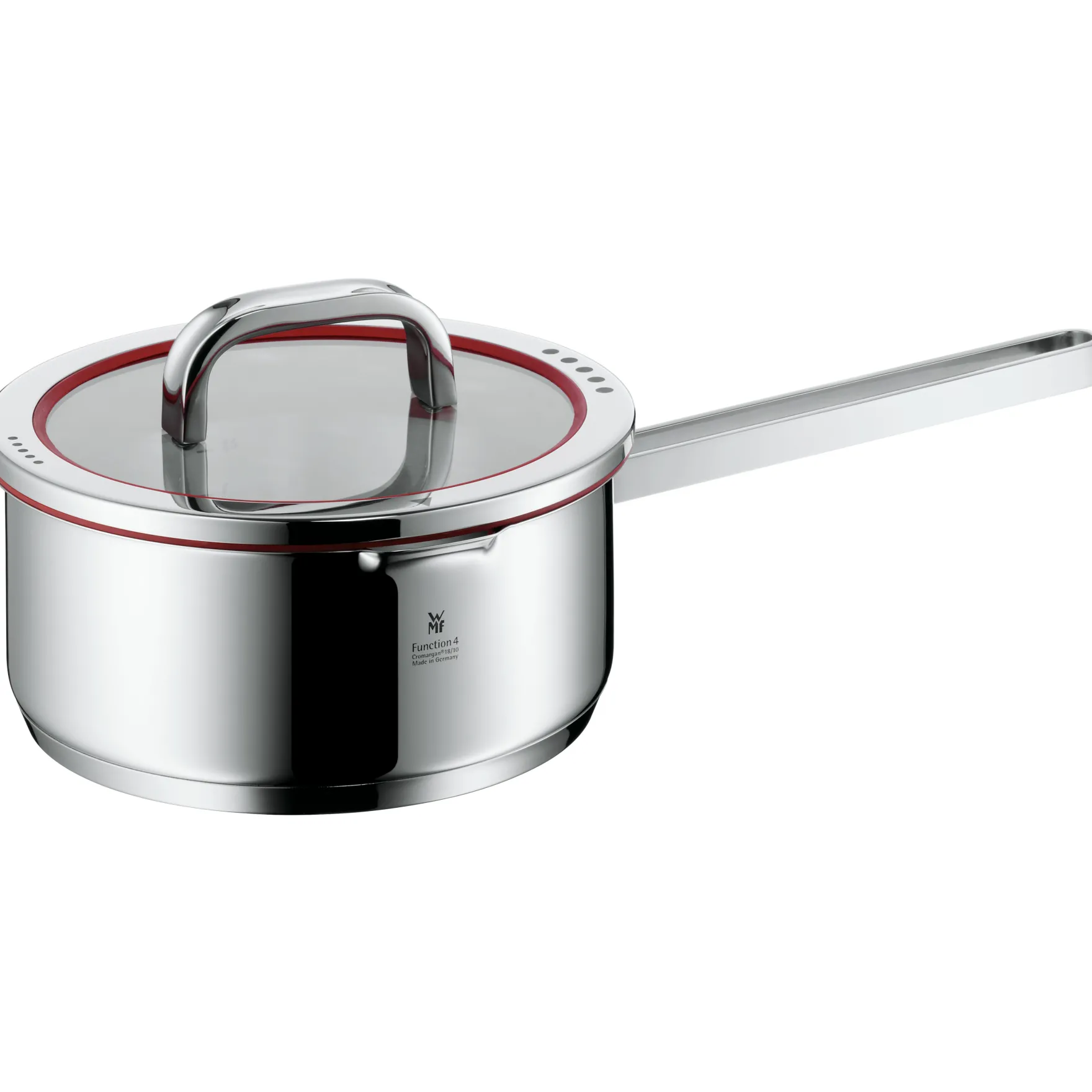Stielkasserollen|WMF Function 4 Stielkasserolle mit Deckel, 16 cm
