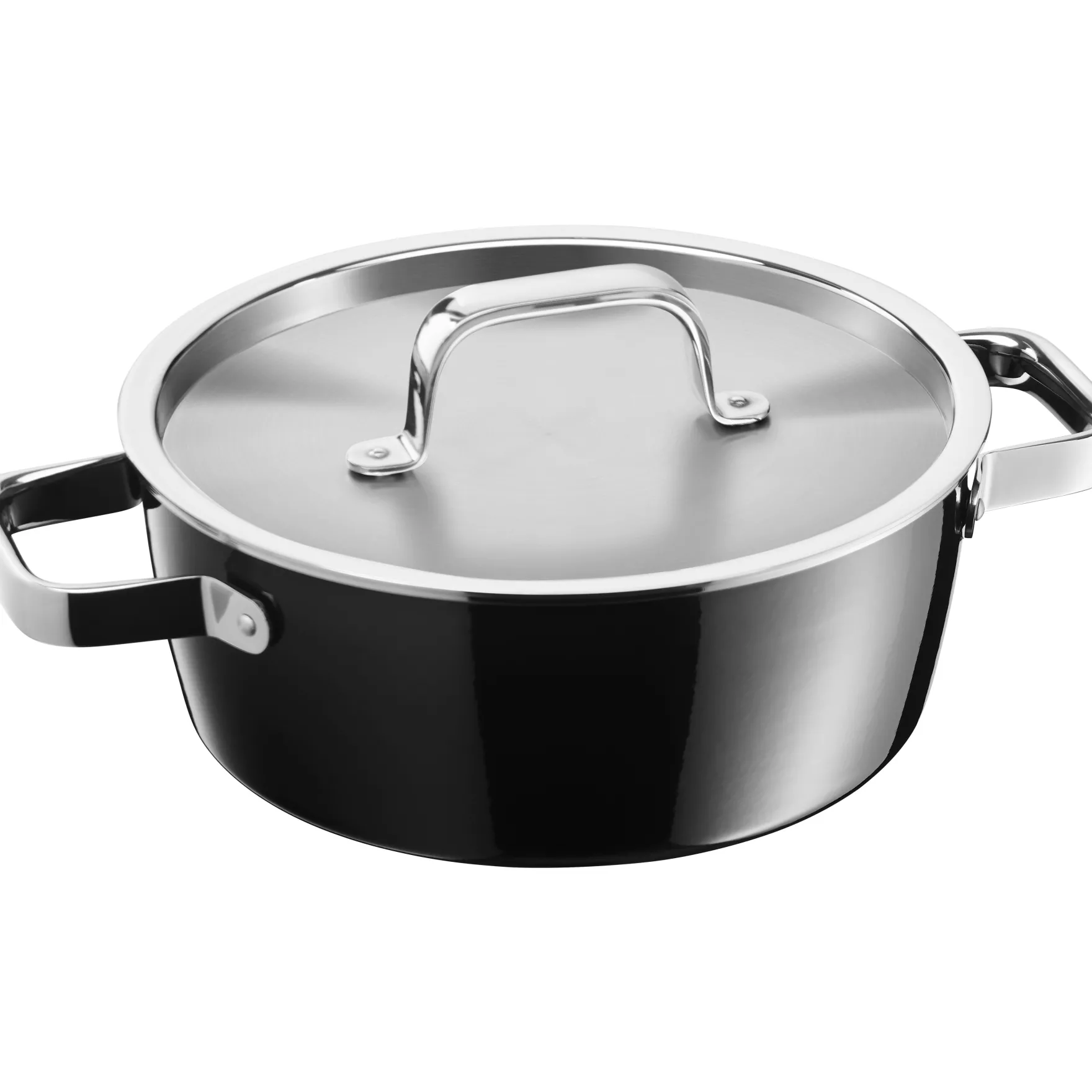 Bratentöpfe|WMF Fusiontec Aromatic Bratentopf mit Deckel, 22 cm, Black