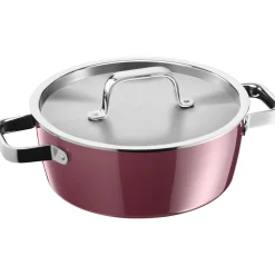Bratentöpfe|WMF Fusiontec Aromatic Bratentopf, 22 cm, Rose Quartz