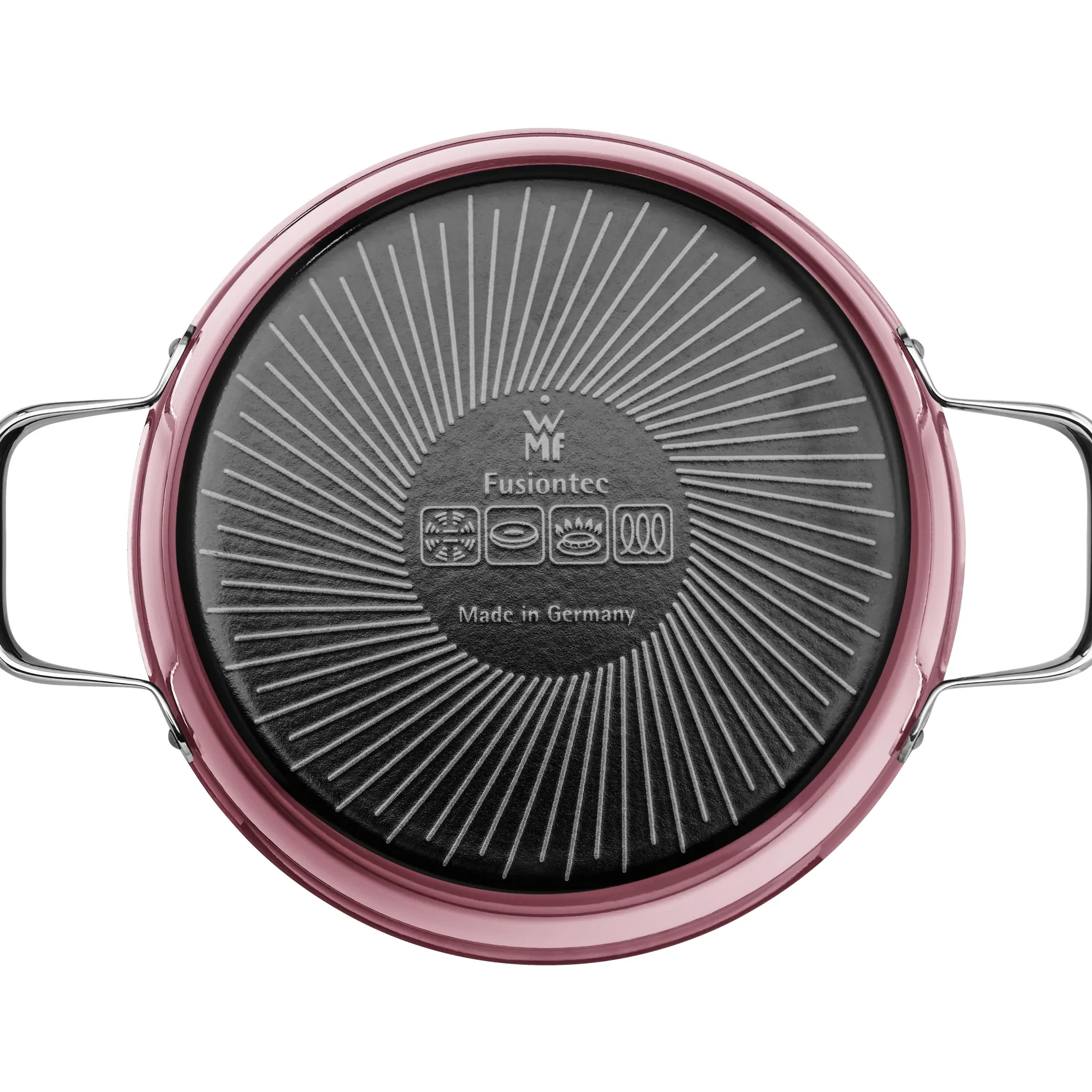 Bratentöpfe|WMF Fusiontec Aromatic Bratentopf, 22 cm, Rose Quartz