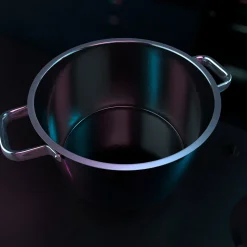 Kochtöpfe|Induktionstöpfe|WMF Fusiontec Aromatic Kochtopf, 22 cm, Schwarz