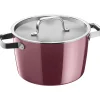 Kochtöpfe|Induktionstöpfe|WMF Fusiontec Aromatic Kochtopf, 22 cm, Rose Quartz