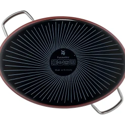Bräter & Schmortöpfe|WMF Fusiontec Mineral Bräter mit Glasdeckel, oval, 36 cm, Rose Quartz