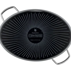 Bräter & Schmortöpfe|WMF Fusiontec Mineral Bräter mit Glasdeckel, oval, 36 cm, Platinum