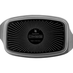 Bräter & Schmortöpfe|WMF Fusiontec Mineral Bräter mit Glasdeckel, rechteckig, 32 x 21 cm, Platinum