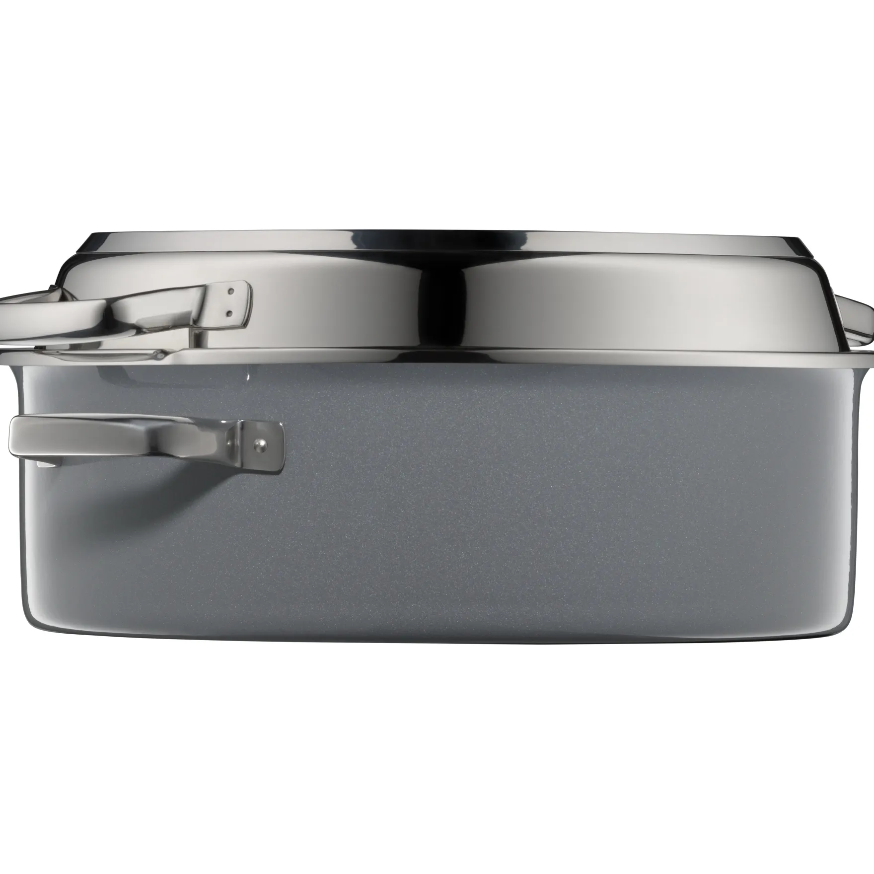 Bräter & Schmortöpfe|WMF Fusiontec Mineral Multi-Bräter mit Edelstahldeckel, 38 cm, Platinum