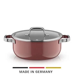 Induktionstöpfe|WMF Fusiontec Mineral Pro, Bratentopf mit Deckel, 24 cm, Rose Quartz