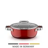 Bratentöpfe|WMF Fusiontec Mineral Pro, Bratentopf mit Deckel, 20 cm, Passion Red