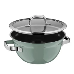 Kochtöpfe|WMF Fusiontec Mineral Pro, Kochschüssel mit Deckel, 24 cm, Eucalyptus Haze