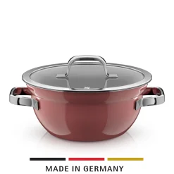 Kochtöpfe|WMF Fusiontec Mineral Pro, Kochschüssel mit Deckel, 24 cm, Rose Quartz