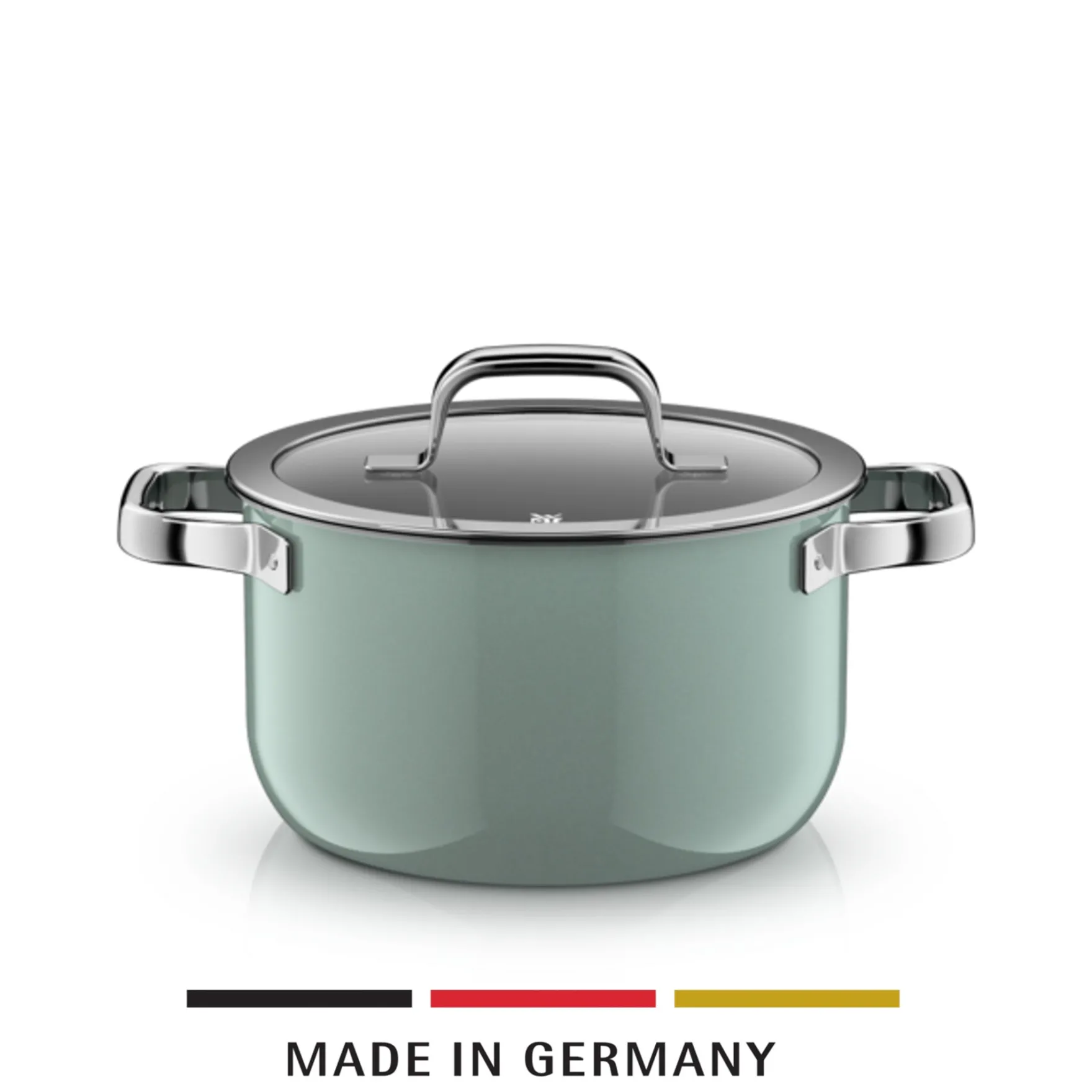 Kochtöpfe|Induktionstöpfe|WMF Fusiontec Mineral Pro, Kochtopf mit Deckel, 20 cm, Eucalyptus Haze