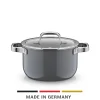 Kochtöpfe|Induktionstöpfe|WMF Fusiontec Mineral Pro, Kochtopf mit Deckel, 20 cm, Platinum