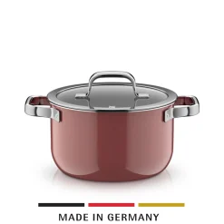 Kochtöpfe|Induktionstöpfe|WMF Fusiontec Mineral Pro, Kochtopf mit Deckel, 20 cm, Rose Quartz