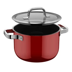 Kochtöpfe|WMF Fusiontec Mineral Pro, Kochtopf mit Deckel, 20 cm, Passion Red