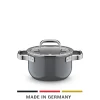Kochtöpfe|Induktionstöpfe|WMF Fusiontec Mineral Pro, Kochtopf mit Deckel, 16 cm, Platinum