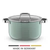 Kochtöpfe|Induktionstöpfe|WMF Fusiontec Mineral Pro, Kochtopf mit Deckel, 24 cm, Eucalyptus Haze