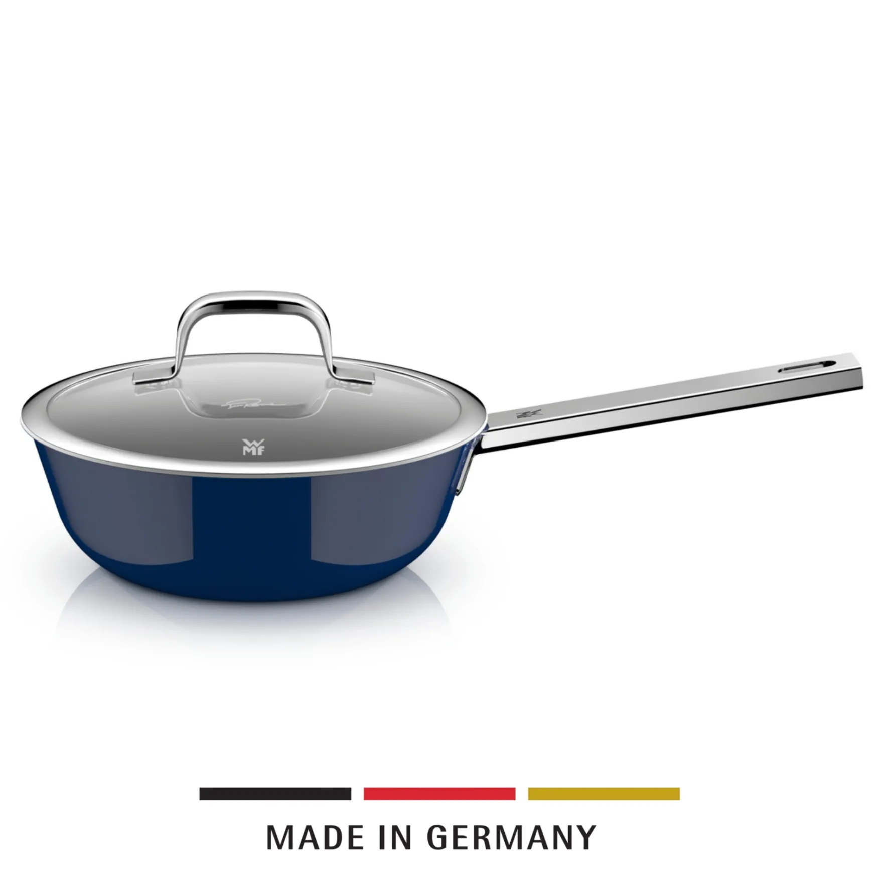 Kochtöpfe|Induktionstöpfe|WMF Fusiontec Mineral Pro, Multi-Topf mit Deckel, 22 cm, Tim Raue Edition
