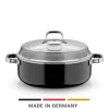 Induktionstöpfe|Induktionspfannen|WMF Fusiontec Mineral Pro, Schmortopf mit Deckel, 28 cm, Black