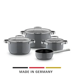 Topfsets|WMF Fusiontec Mineral Pro, Topf-Set, 4-teilig, Platinum