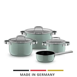 Topfsets|WMF Fusiontec Mineral Pro, Topf-Set, 4-teilig, Eucalyptus Haze
