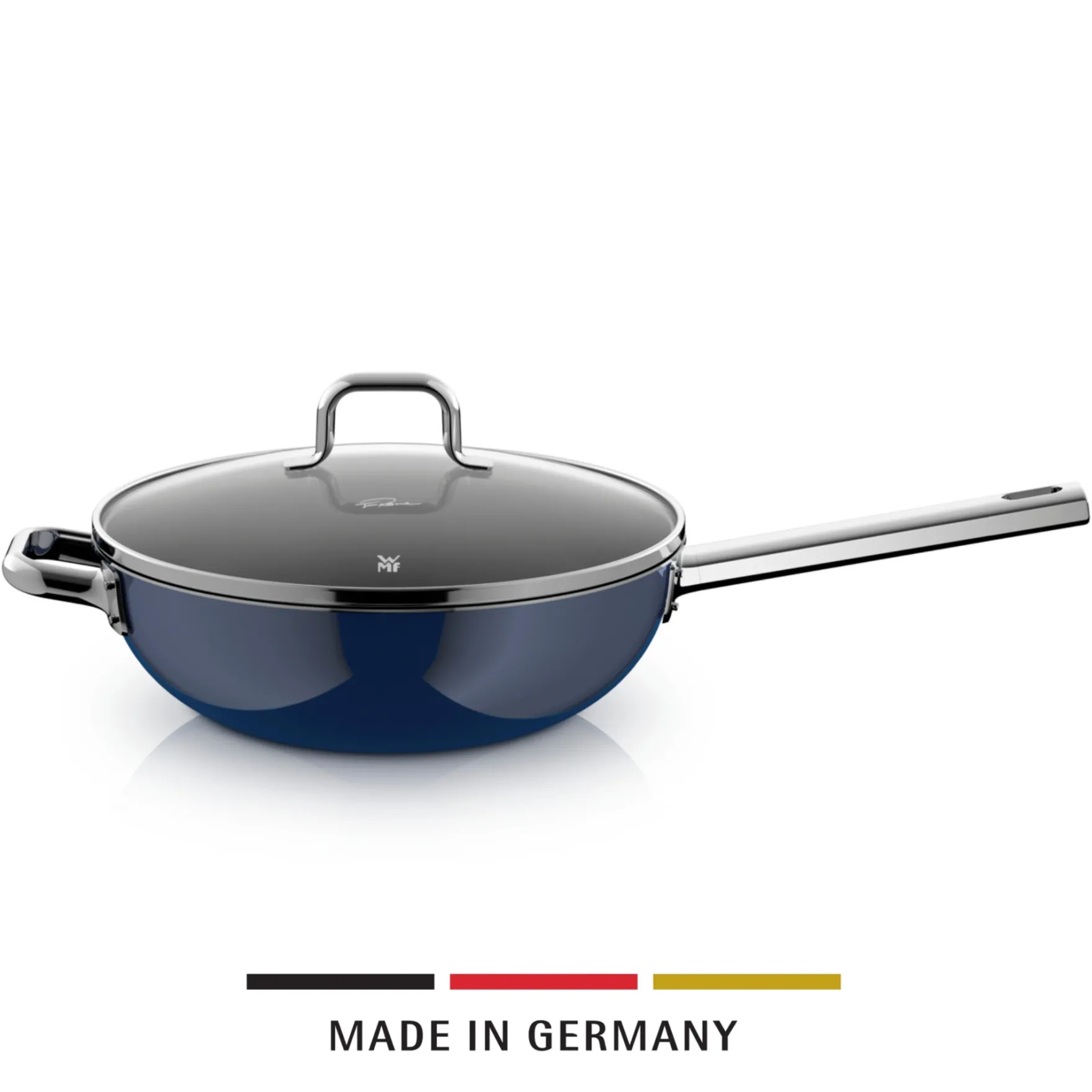 Woks|WMF Fusiontec Mineral Pro, Wok mit Deckel, 28 cm, Tim Raue Edition
