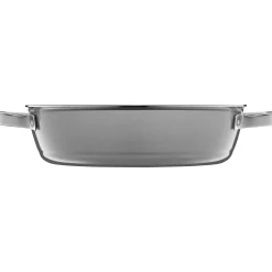 Schmorpfannen|Pfannen Mit Deckel|WMF Fusiontec Mineral Schmorpfanne mit Glasdeckel, 24 cm, Platinum