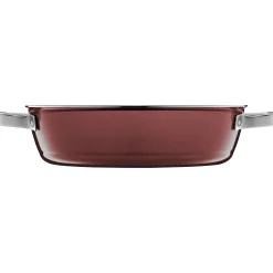 Schmorpfannen|Induktionspfannen|WMF Fusiontec Mineral Schmorpfanne mit Glasdeckel, 28 cm, Rose Quartz