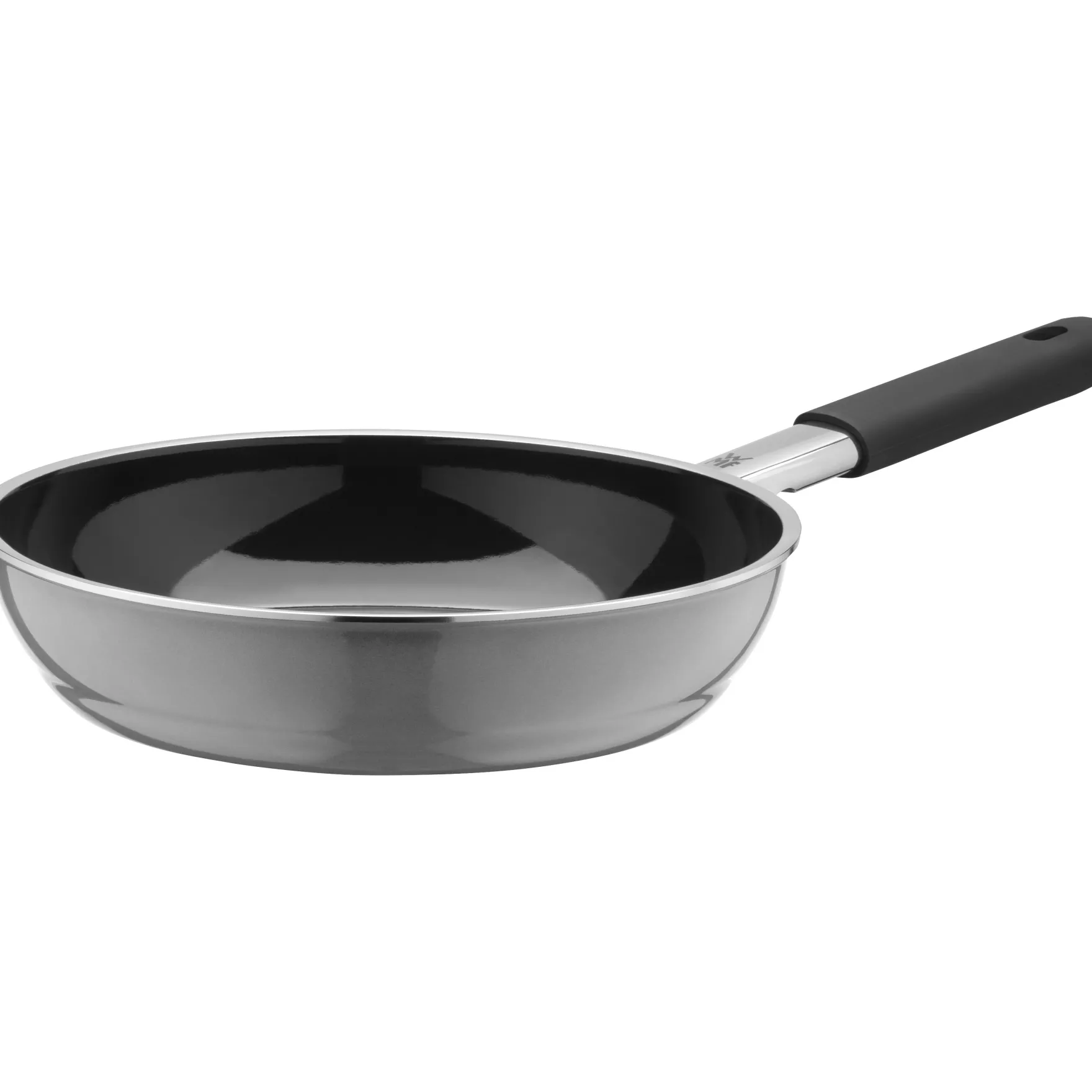 Bratpfannen|WMF Fusiontec Mineral Stielpfanne, 24 cm, Platinum
