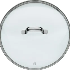 Woks|WMF Fusiontec Mineral Wok mit Glasdeckel, 28 cm, Platinum