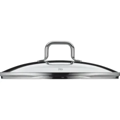 Woks|WMF Fusiontec Mineral Wok mit Glasdeckel, 28 cm, Platinum