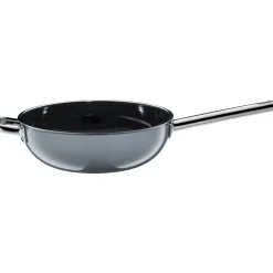 Woks|WMF Fusiontec Mineral Wok mit Glasdeckel, 28 cm, Platinum