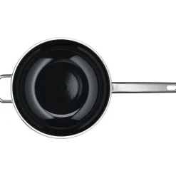 Woks|WMF Fusiontec Mineral Wok mit Glasdeckel, 28 cm, Platinum