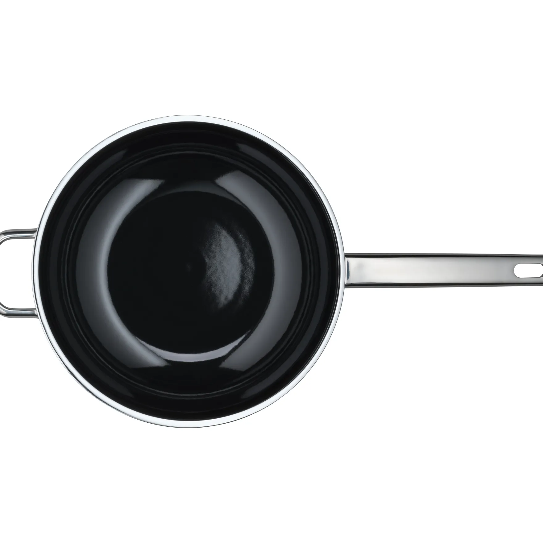 Woks|WMF Fusiontec Mineral Wok mit Glasdeckel, 28 cm, Platinum