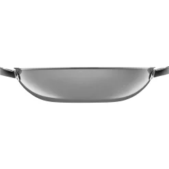 Woks|Pfannen Mit Deckel|WMF Fusiontec Mineral Wok mit Glasdeckel, 36 cm, Platinum