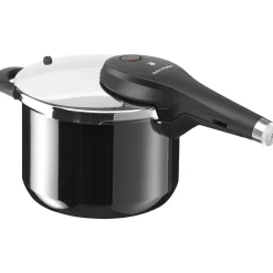 Schnellkochtöpfe|Induktionstöpfe|WMF Fusiontec Perfect Premium Schnellkochtopf, 22 cm, 6,5 Liter, Black