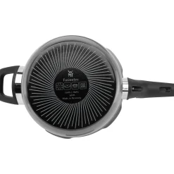 Schnellkochtöpfe|Induktionstöpfe|WMF Fusiontec Perfect Premium Schnellkochtopf, 22 cm, 4,5 l Platinum