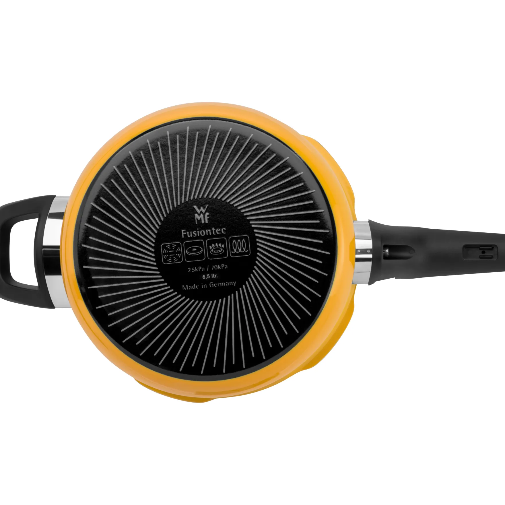Schnellkochtöpfe|Induktionstöpfe|WMF Fusiontec Perfect Premium Schnellkochtopf, 22 cm, 4,5 l Yellow